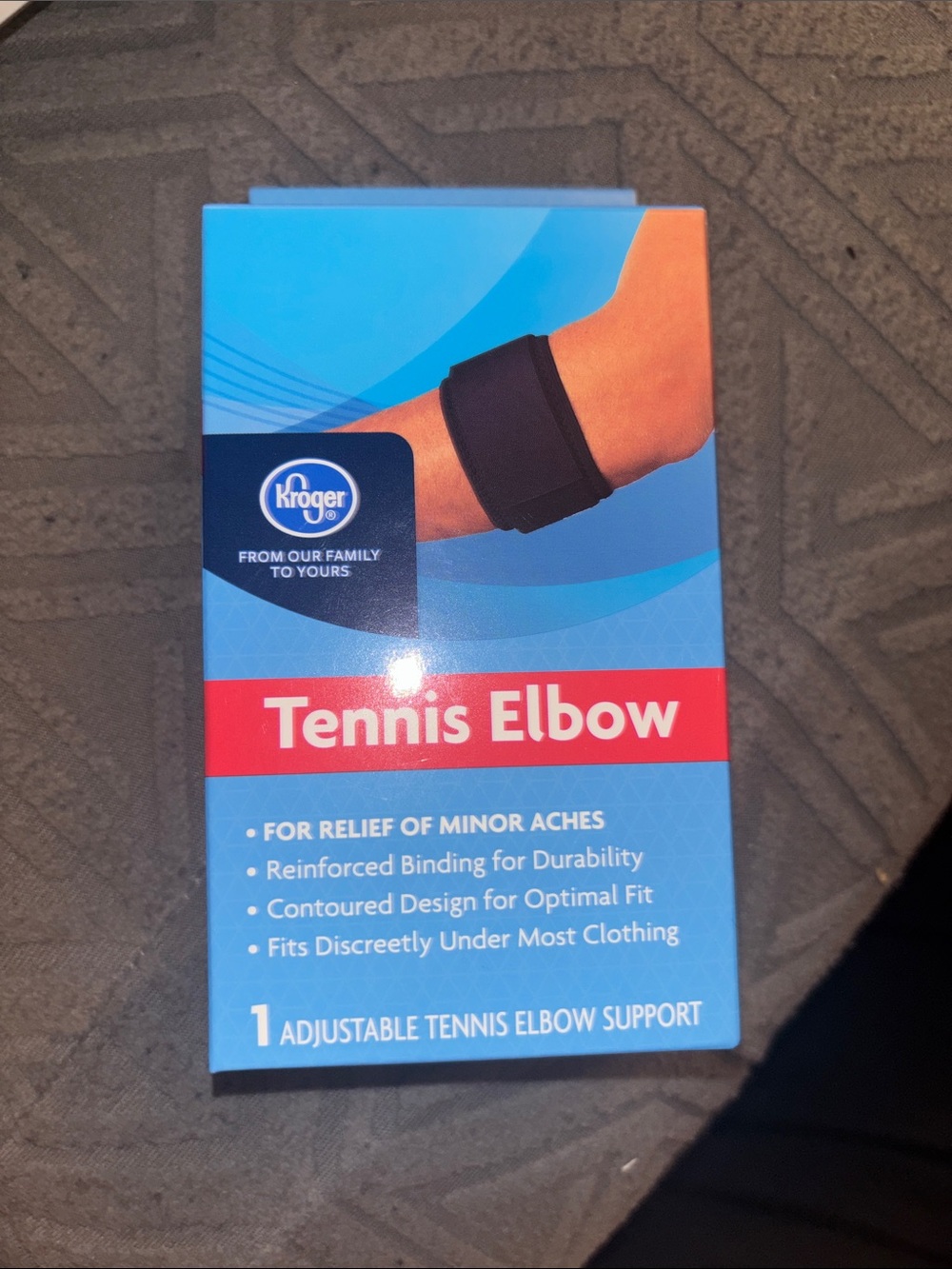 Tennis Elbow Support Brace - Black